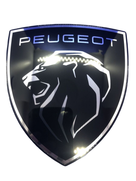 Emblema logotipo 'Lion' en guardabarros (Lado Derecho) ORIGINAL PEUGEOT 308,98388656DX