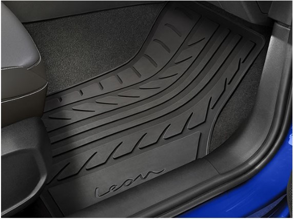 Juego de alfombrillas de goma y fundas de asientos hechas a medida para Seat  Leon III Hatchback, Sportstourer (2013-2019) - Elegance - P-4