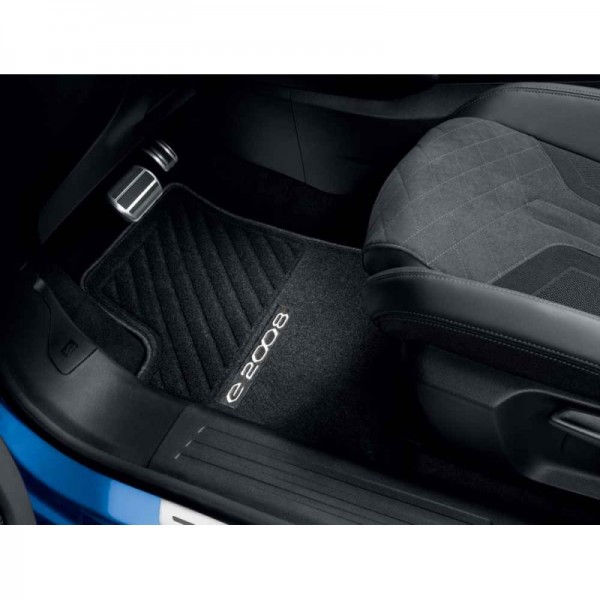 Juego (4 udes) alfombrillas delanteras Moqueta polipropileno ORIGINAL PEUGEOT E-2008 (P24), 16