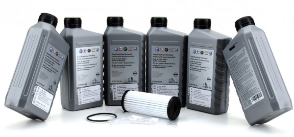 Kit DSG DQ500 Aceite 6L G052182A2 & Filtro cambio de marchas ORIGINAL VW AUDI 0BH325183B