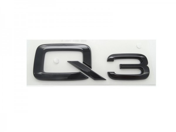 Emblema logotipo 'Q3' para el portón trasero ORIGINAL AUDI Q3, 8U0853741AT94