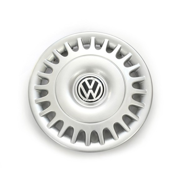 Tapa (1 ud) centro Tapacubos cromo-metalizados ORIGINAL VW T4 Transporter 15 pulgadas, 7D0601147A091