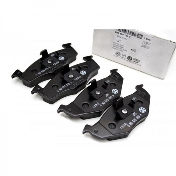 Juego 4 pastillas Freno ECO delanteras ORIGINAL VW SEAT SKODA, JZW698151E