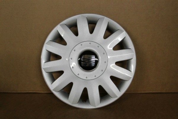 Tapacubo (1 ud) para rueda 'color cromado' ORIGINAL SEAT Alhambra (7M), 7M7601147Z29
