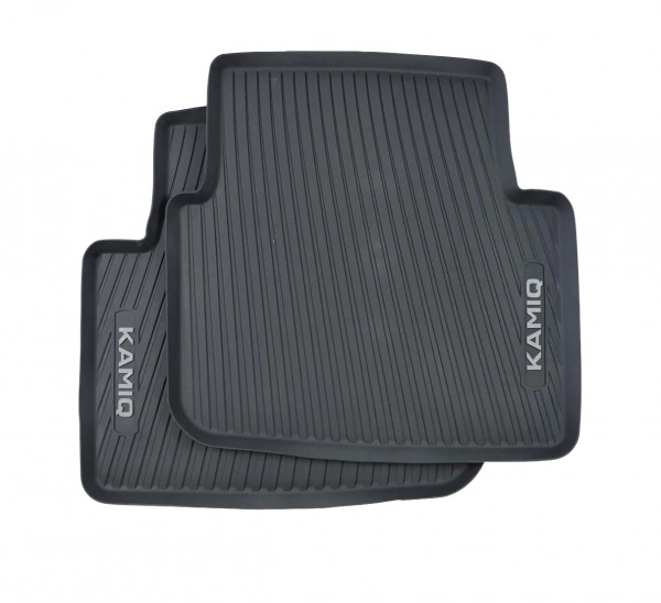 Juego (2 udes) Alfombrillas traseras de Goma ORIGINAL Kamiq (NW4) 658061512