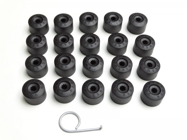Kit (20 udes) tornillos para tapacubos de rueda ORIGINAL VW 3C06011739B9