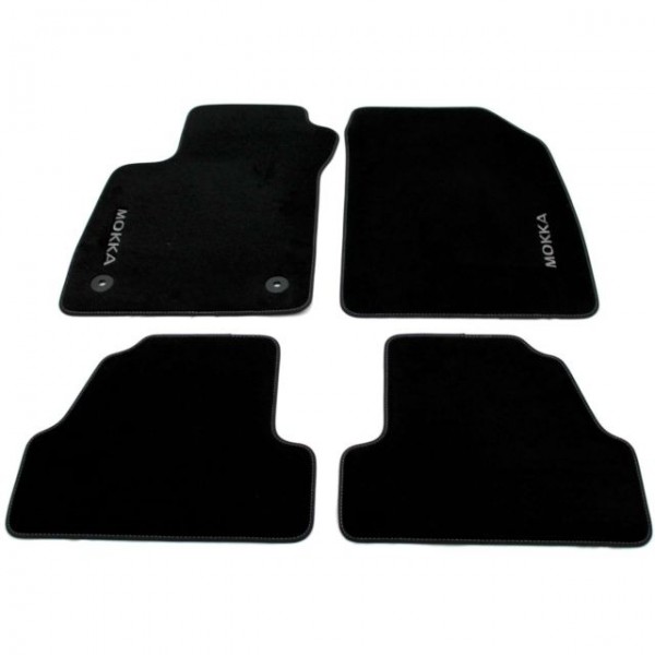 Juego (4 udes) Alfombrillas de velour color negras ORIGINAL OPEL MOKKA 39026742