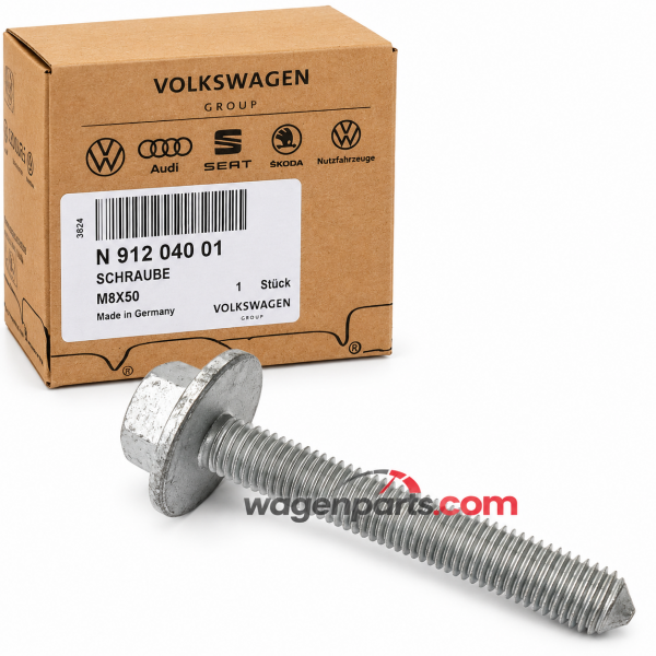Tornillo hexagonal M8X50 cojinete soporte motor ORIGINAL AUDI SEAT SKODA VW, N91204001