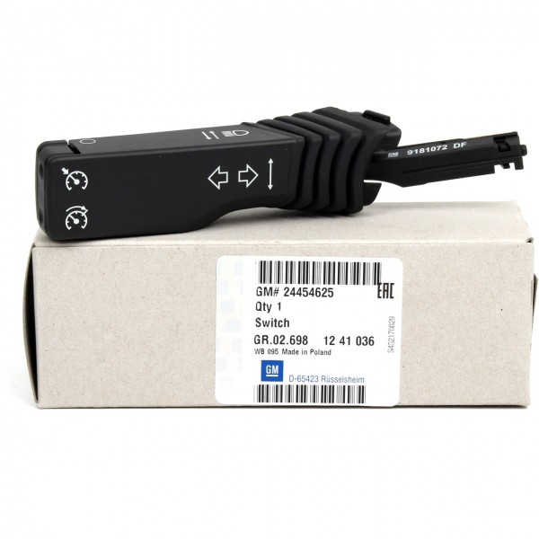 Mando de intermitentes y regulación de velocidad ORIGINAL OPEL Signum, Vectra C, 24454625