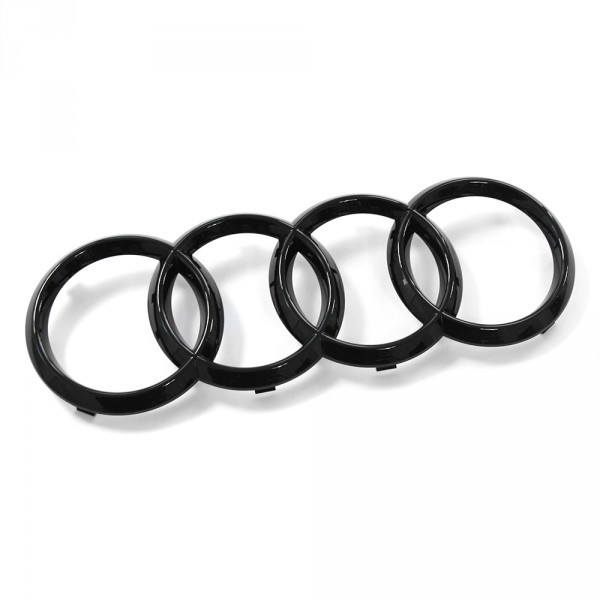 Emblema 'AUDI' parrilla del radiador 'Black Edition' ORIGINAL AUDI Q5, 80A853605CT94