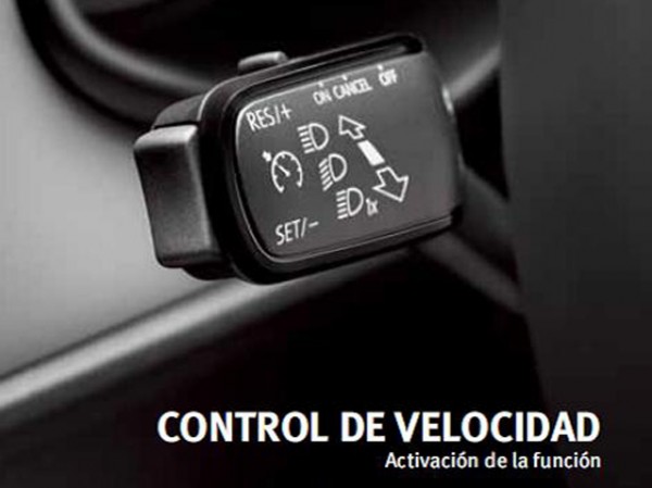 Activación de control de velocidad para vehiculos con mandos en volante ORIGINAL SEAT 5F0054690