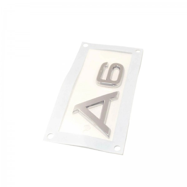 Emblema cromado con logo "A6" ORIGINAL AUDI A6, S6 ALLROAD 4F08537412ZZ