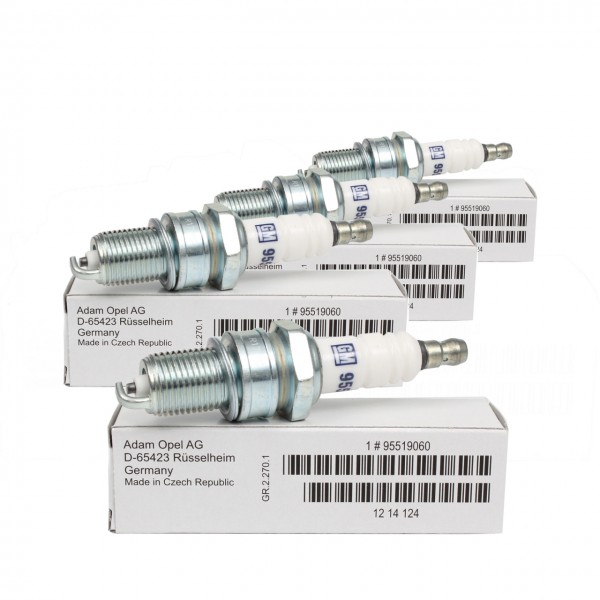 Juego (4x udes) Bujía encendido ORIGINAL OPEL 95519060