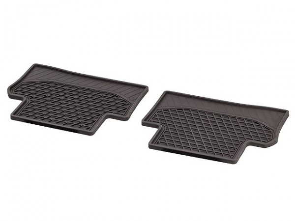 Juego (2 udes) Alfombrillas Goma traseras ORIGINAL MERCEDES-BENZ, A2136800206 8U51