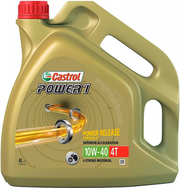 Castrol POWER 1 10W40 Aceite de Moto 4T 4L