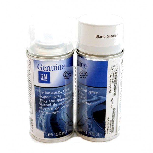 Laca & Spray Pintura 'Blanco Nieve' (40R) ORIGINAL OPEL 93165426