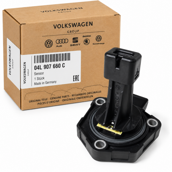 Sensor nivel de aceite ORIGINAL AUDI SEAT VW SKODA, 04L907660C