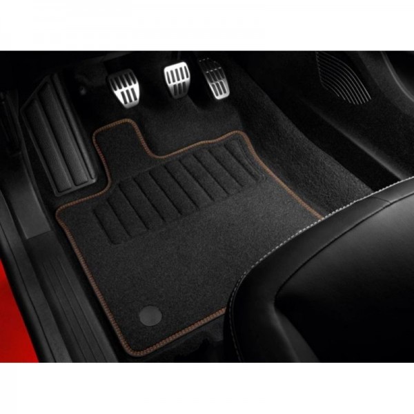 Juego (4 udes) Alfombrillas textiles Naranja premium ORIGINAL RENAULT Captur II, 8201732821