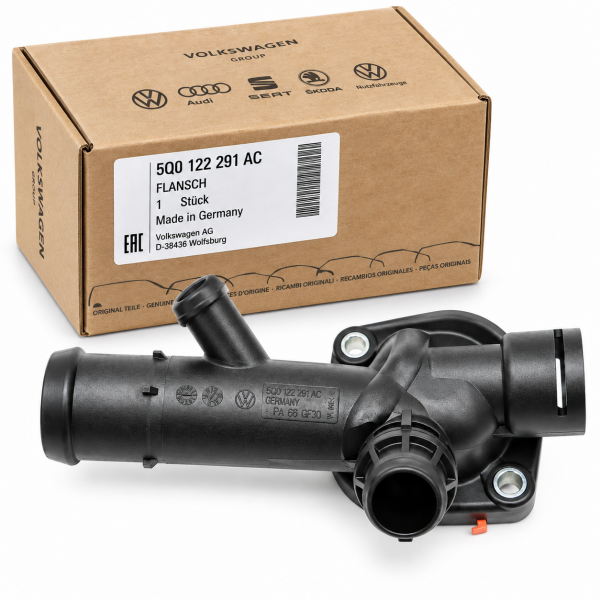 Brida del líquido refrigerante ORIGINAL SEAT AUDI SKODA VOLKSWAGEN. 03L121132AC