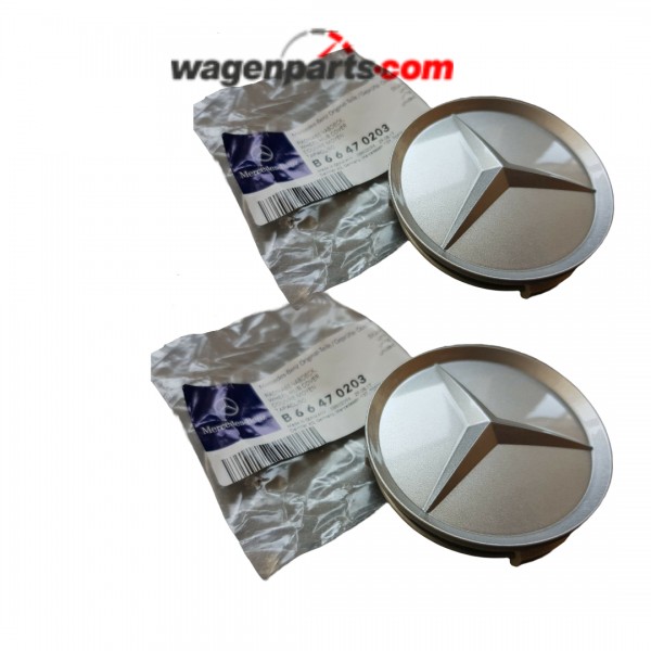 Centro (2 udes) Tapacubos Plateado ORIGINAL MERCEDES BENZ / AMG, B66470203