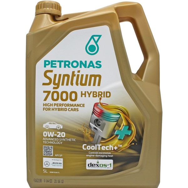 Petronas SYNTIUM 7000 HYBRID 0W-20, 5 litros,70803M12EU