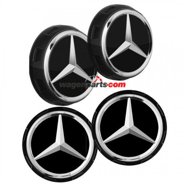 Centro (4 udes) Tapacubos AMG cierre centralizado ORIGINAL MERCEDES BENZ / AMG, A00040009009040