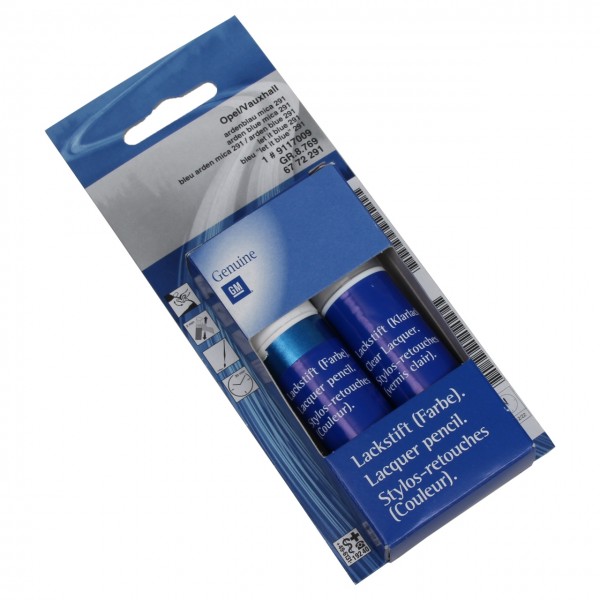 Set Pintura de Retoque Arden Azul (código de Pintura 291) ORIGINAL OPEL 9117009