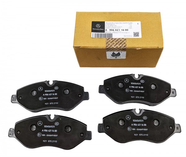 Juego (2 udes) Pastillas de freno Delanteros ORIGINAL MERCEDES-BENZ, A9064211600