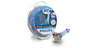 Juego (2 udes) Bombillas halógenas H7 Philips BlueVision ultra 93165654
