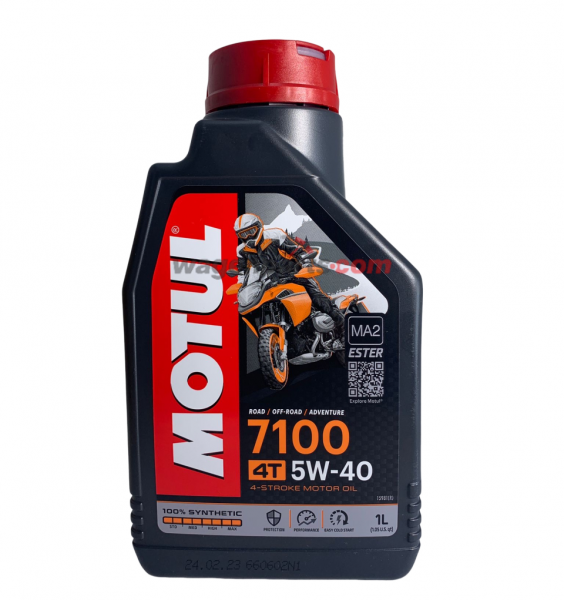 MOTUL 7100 5W40 4T Motos Altas Prestaciones 104086, 1 Litro