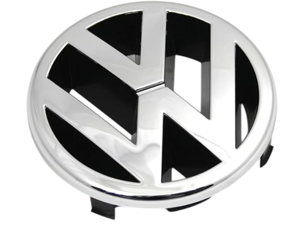 Emblema Cromado Parrilla Frontal Original VW Golf 4 1J, Polo 6N, Lupo 6E, 3B0853601ULM