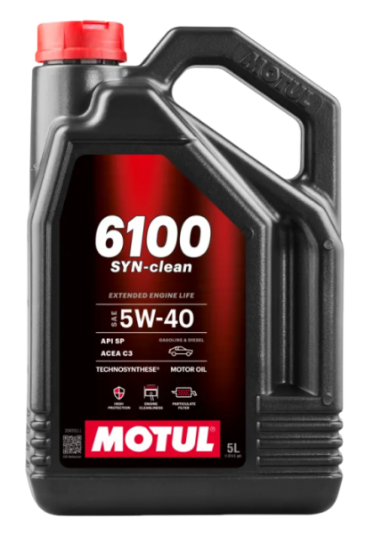MOTUL 6100 SYN-CLEAN 5W-40 113116, 5 Litros
