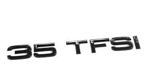 Emblema logotipo '35 TFSI' del portón trasero Tuning Black Edition ORIGINAL AUDI,83A853744T94