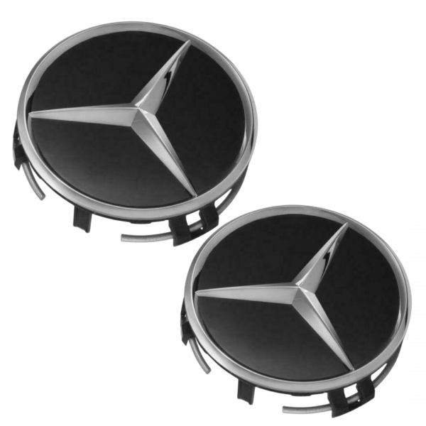 Centro (2 udes) Tapacubos ORIGINAL llantas Aluminio Logo MERCEDES BENZ A2204000125