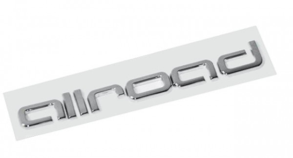 Emblema logo "Allroad" cromado del portón trasero ORIGINAL AUDI A4 8K9853735A2ZZ
