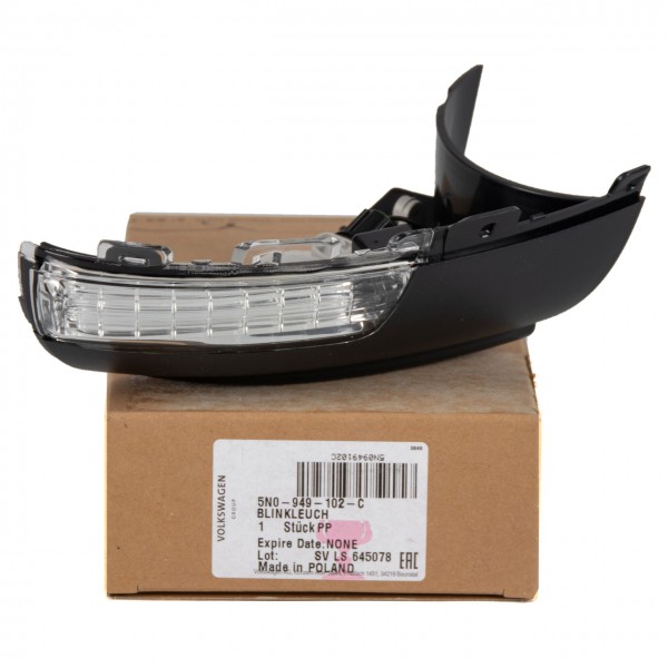 Luz intermitente retrovisor exterior 'izquierdo' ORIGINAL VW Tiguan (5N), Sharan (7N), 5N0949101C