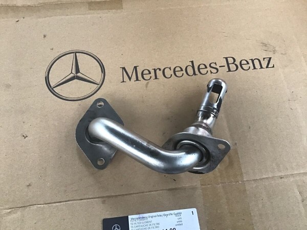 Tubería recirculación de gases de escape en el colector ORIGINAL MERCEDES-BENZ,A6511402208