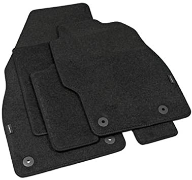 Juego (4 udes) Alfombrillas Económicos negro 'azabache' ORIGINAL OPEL ADAM 13377737