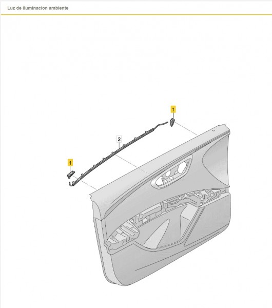 Luz de iluminacion ambiente superior der. tras ORIGINAL SEAT Leon IV (KL) ,CUPRA Formentor, 5FA94735