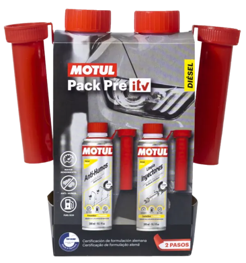 MOTUL PACK PRE-ITV DIESEL Limpia Inyectores y Anti-Humos, 111259