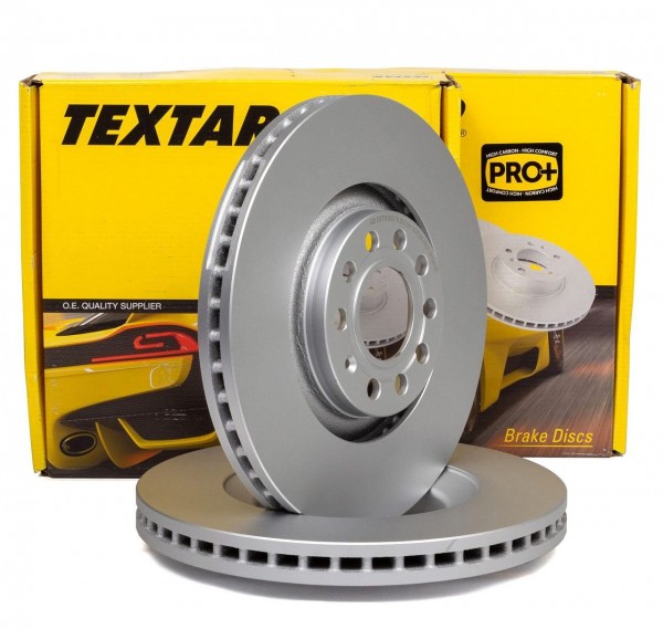 Juego Discos Frenos Delanteros Ø349mm TEXTAR apto para AUDI SEAT VW SKODA, 92289305