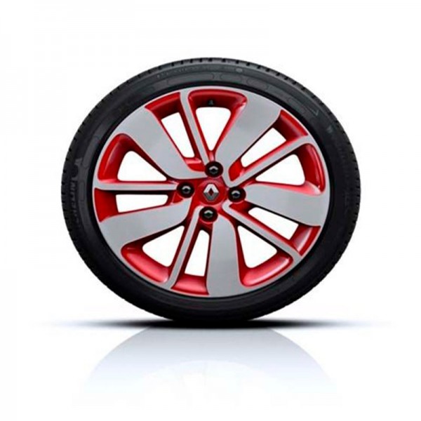Llanta de aleación Drenalic 17" Rojo ORIGINAL RENAULT Clio IV, 403006450R