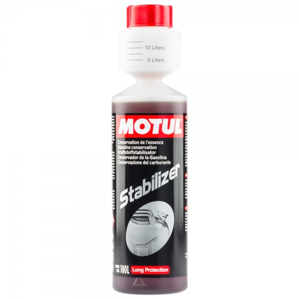 MOTUL STABILIZER Aditivo mejora la vida útil de la gasolina 108559, 250 ml