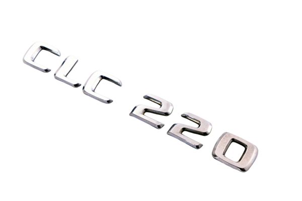 Juego 2 piezas letra con logotipo *CLC 220* para puerta de fondo ORIGINAL MERCEDES-BENZ,A2038174015