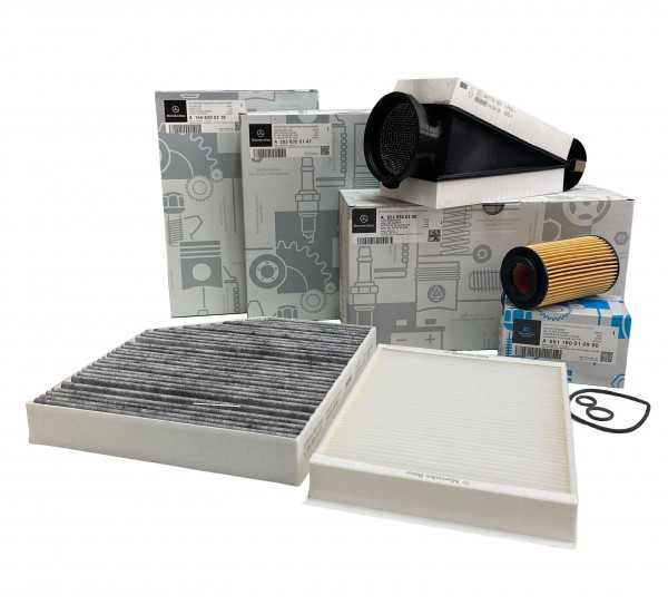 Pack 4 Filtros ORIGINAL MERCEDES-BENZ W205, S205, C/A205, X253, C253, OM651