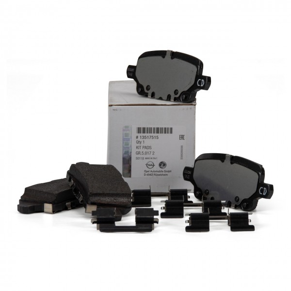 Juego 4 Pastillas de Freno eje Trasero ORIGINAL OPEL Insignia B,13517515