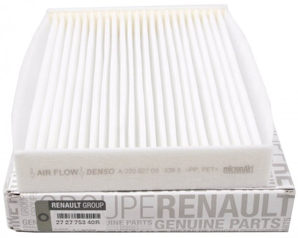 Filtro de Habitáculo (polvo y polen) ORIGINAL RENAULT 272775340R