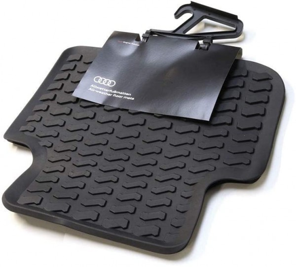 Juego Alfombrillas traseras Goma ORIGINAL AUDI Q3 (F3) 83A061511041