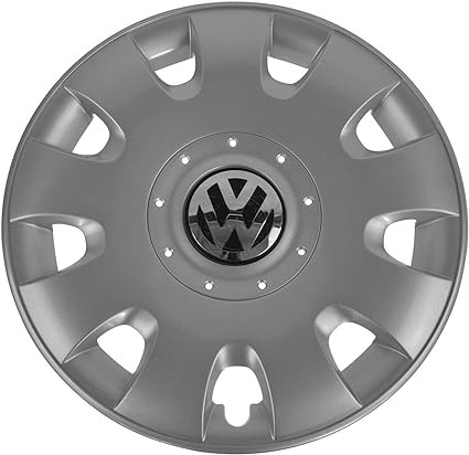 Tapacubos (1 ud) plateado cromado brillante para rueda ORIGINAL VW Touran, Caddy,Golf,1T0601147RGZ
