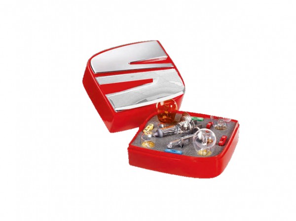Caja de bombillas H1+ H3 + H7 ORIGINAL SEAT 000052001B